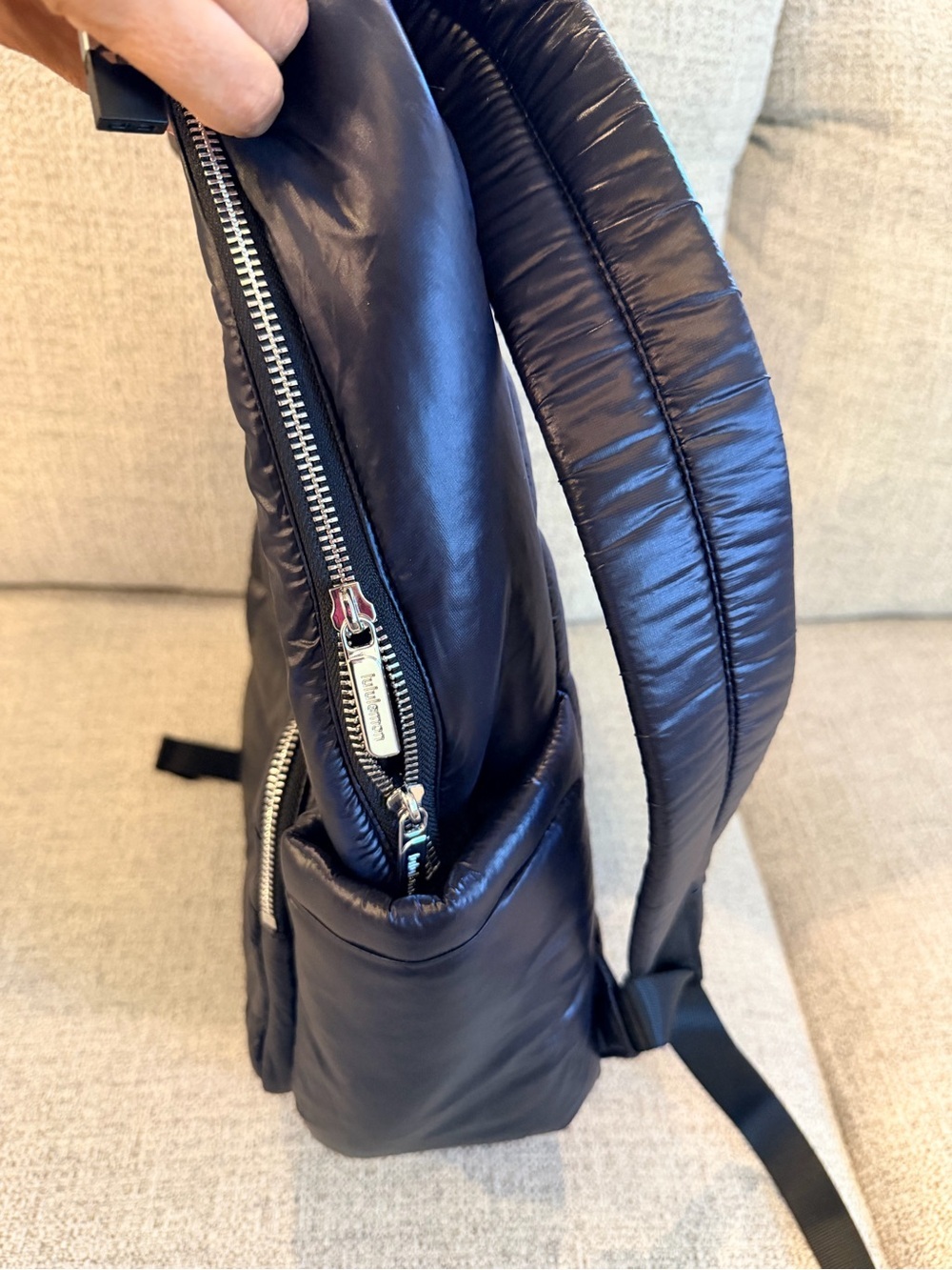 Lululemon Everywhere Backpack 22L Wunder Puff black limited edition NWT - Picture 14 of 15